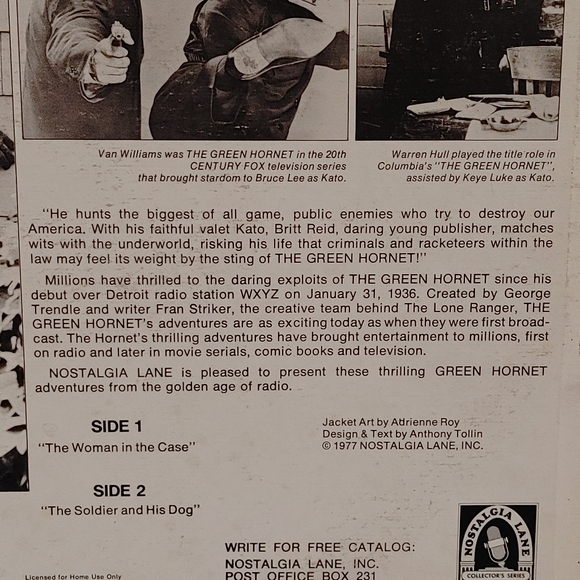 Vintage Green Hornet LP - Picture 4 of 8